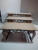 Mesa Candy Bar – Diseño Personalizado en 3 Tamaños para Corte Láser CNC