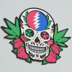 Vector de Calavera Grateful Dead para Corte Láser - Diseño Editable y Único - Imagen 5