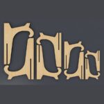 Soportes para Cuadros y Placas - Plantillas para Corte Láser en 3 mm, DIY Creativo y Personalizado - Imagen 2