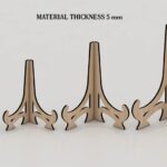 Soporte para Fotos 5 mm - Plantilla de Diseño para Corte Láser CNC Personalizable