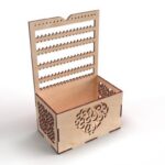 Soporte para Aretes de Corte Láser - Exhibidor de Aretes Personalizable para Tiendas y Ferias