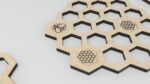 Posavasos de Abejas - Archivos de Corte Láser para Glowforge - Diseño en Madera Personalizado - Imagen 4