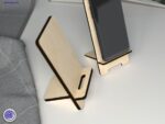 Soporte para Teléfono - Archivo Digital Ai SVG EPS - Modelo para Cortadora Láser Glowforge - Imagen 3