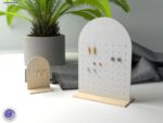 Soporte de Exhibición para Pendientes Arch - Archivos láser cortados SVG AI DXF - Exhibidor de Joyería