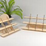 Archivo Digital de Soporte Expositor - Diseños CNC Ai SVG EPS - Archivos para Cortes Láser en Madera