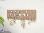 Calendario de Cumpleaños para Glowforge - Archivo de Corte Láser Digital Personalizable - Imagen 3