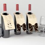 Etiquetas de Regalo para Botellas de Vino Flexibles - Archivos SVG, DXF, DWG, Ai para Corte láser y Glowforge