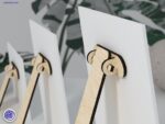Soportes de Caballete para Marco - Tamaños Variados - Easel Stand SVG para Corte Láser de Madera - Imagen 3