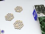 Posavasos de Abejas - Archivos de Corte Láser para Glowforge - Diseño en Madera Personalizado - Imagen 2
