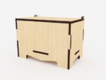Caja Multiusos de Madera Corte Láser - 3 Tamaños, Archivos Vectoriales para Corte en Madera - Imagen 3