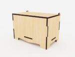 Caja Multiusos de Madera Corte Láser - 3 Tamaños, Archivos Vectoriales para Corte en Madera - Imagen 2