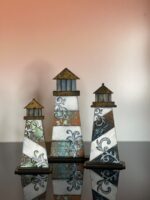 Lighthouse Trio SVG para corte láser Glowforge - Archivos digitales para 1/8" y 1/4" - Imagen 3