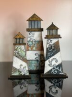 Lighthouse Trio SVG para corte láser Glowforge - Archivos digitales para 1/8" y 1/4" - Imagen 5