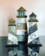 Lighthouse Trio SVG para corte láser Glowforge - Archivos digitales para 1/8" y 1/4" - Imagen 7