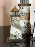 Lighthouse Trio SVG para corte láser Glowforge - Archivos digitales para 1/8" y 1/4" - Imagen 9