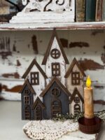 Descarga SVG de Casas Pequeñas y Granja para Corte Láser y Glowforge - Diseño Digital