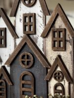 Descarga SVG de Casas Pequeñas y Granja para Corte Láser y Glowforge - Diseño Digital - Imagen 2