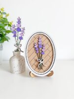 Archivo SVG para Corte Láser: Set de 5 Decoraciones de Flores de Lavanda para Estantes Primavera - Imagen 7