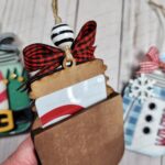 Adorno Navideño en Tarro de Cristal con SVG para Corte Láser - Regalos Creativos y Originales - Imagen 2