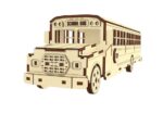 Plantilla de Puzzle 3D de Autobús Escolar para Corte Láser - Plano Glowforge Optimizado - Imagen 7