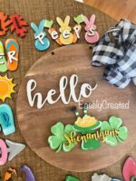 Cartel Intercambiable de Temporada SVG - Colgador de Puerta para Todas las Estaciones - Imagen 2