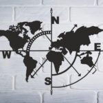 Mapa Mundial SVG/DXF para Corte Laser CNC - Descarga Digital de Archivos DXF, SVG, PDF, CDR, AI