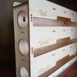 Plantilla CDR/SWG para Dispensador de Envoltorios de Comida - Organizador de Plástico Personalizable