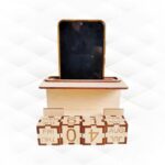 Organizador de Calendario de Escritorio Cortado con Láser - Plantillas SVG/DXF para Regalos y Decoración - Imagen 4