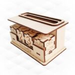 Organizador de Calendario de Escritorio Cortado con Láser - Plantillas SVG/DXF para Regalos y Decoración - Imagen 8