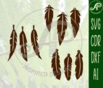 Atrapasueños para corte láser: 16 diseños en SVG, AI, CDR, DXF - Descarga instantánea - Imagen 3