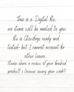 Archivo SVG para Corte Láser de Flores para Maestros | Regalos Personalizados para San Valentín | GlowForge Probado - Imagen 4