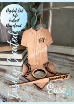 Archivo SVG de Señal de Béisbol - Diseño Digital para Corte Láser - Decoración de Softball y Béisbol - Imagen 2