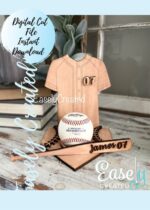 Archivo SVG de Señal de Béisbol - Diseño Digital para Corte Láser - Decoración de Softball y Béisbol
