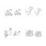 Pack de 29 Archivos SVG y DXF de Dinosaurios y Dragones para Corte Láser y Lámparas LED - Imagen 3