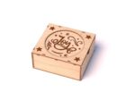 Caja de madera decorativa cortada con láser para joyas - archivo SVG DXF CDR adaptable - Imagen 3