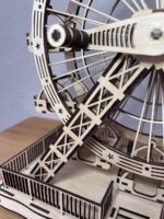 SVG Digital para Noria Cortada a Láser - Modelo para Carnaval y Feria para Glowforge y Cortadoras Láser - Imagen 8