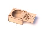 Caja de madera decorativa cortada con láser para joyas - archivo SVG DXF CDR adaptable - Imagen 5