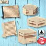 Marcadores Holder Pack 2 - Archivo Vector SVG para Corte Láser | Descarga Digital Instantánea