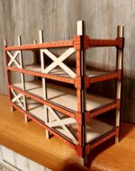 Estante de mesa láser para objetos cotidianos - Archivos SVG, CDR, PDF, DXF para 3mm - Imagen 2