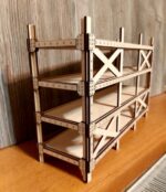 Estante de mesa láser para objetos cotidianos - Archivos SVG, CDR, PDF, DXF para 3mm - Imagen 8