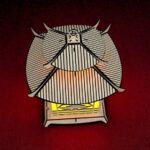 Archivo Digital de Corte Láser: Linterna Pagoda Buda Loto para Velas | Descargar SVG, DXF, AI - Imagen 6