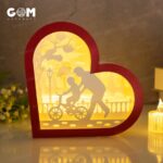 Pack 3 Linternas Corazón 3D para Cricut - Proyectos DIY Día de la Familia, Padre y Madre - Imagen 3