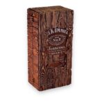 Caja de Madera para Whisky - Archivos de Corte Láser PDF/SVG/DXF, 3mm a 5mm, Diseño Personalizable - Imagen 3