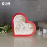 Pack 3 Linternas Corazón 3D para Cricut - Proyectos DIY Día de la Familia, Padre y Madre - Imagen 4