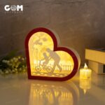 Pack 3 Linternas Corazón 3D para Cricut - Proyectos DIY Día de la Familia, Padre y Madre - Imagen 2