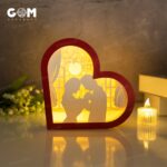 Pack 3 Linternas Corazón 3D para Cricut - Proyectos DIY Día de la Familia, Padre y Madre - Imagen 5
