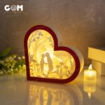 Pack 3 Linternas Corazón 3D para Cricut - Proyectos DIY Día de la Familia, Padre y Madre - Imagen 8