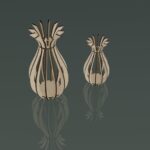 Vasija y 12 Archivos SVG de Flores Silvestres para Corte Láser - Pack de Diseño de Bouquet de Madera - Imagen 3