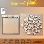 Puzzle Gato - Juego de Puzzle de Madera Cortado con Láser para Crear y Jugar - Imagen 2