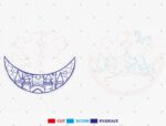 Adorno de Pareja Personalizado SVG - Regalo de Aniversario para Corte Láser Glowforge - Imagen 4